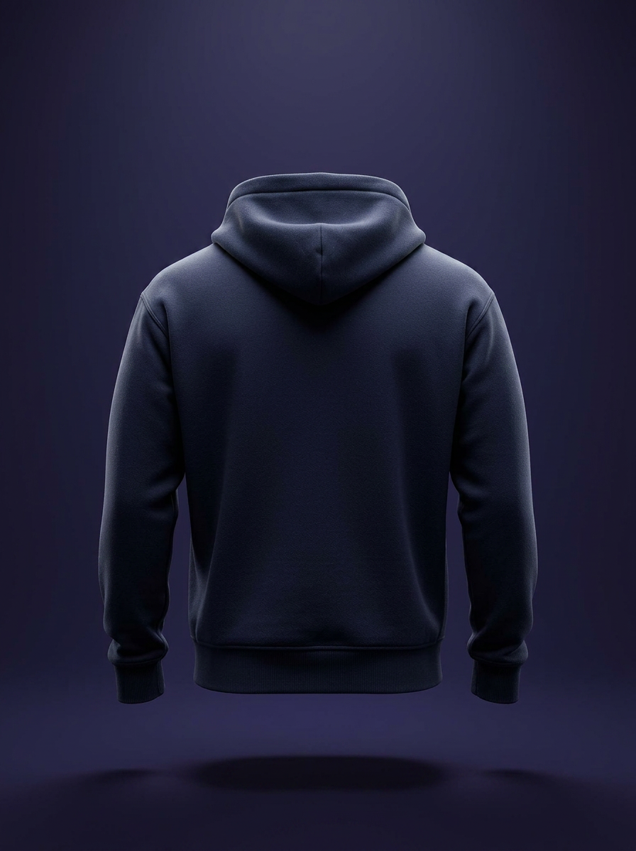 Doctrine Hoodie — Midnight Navy — back