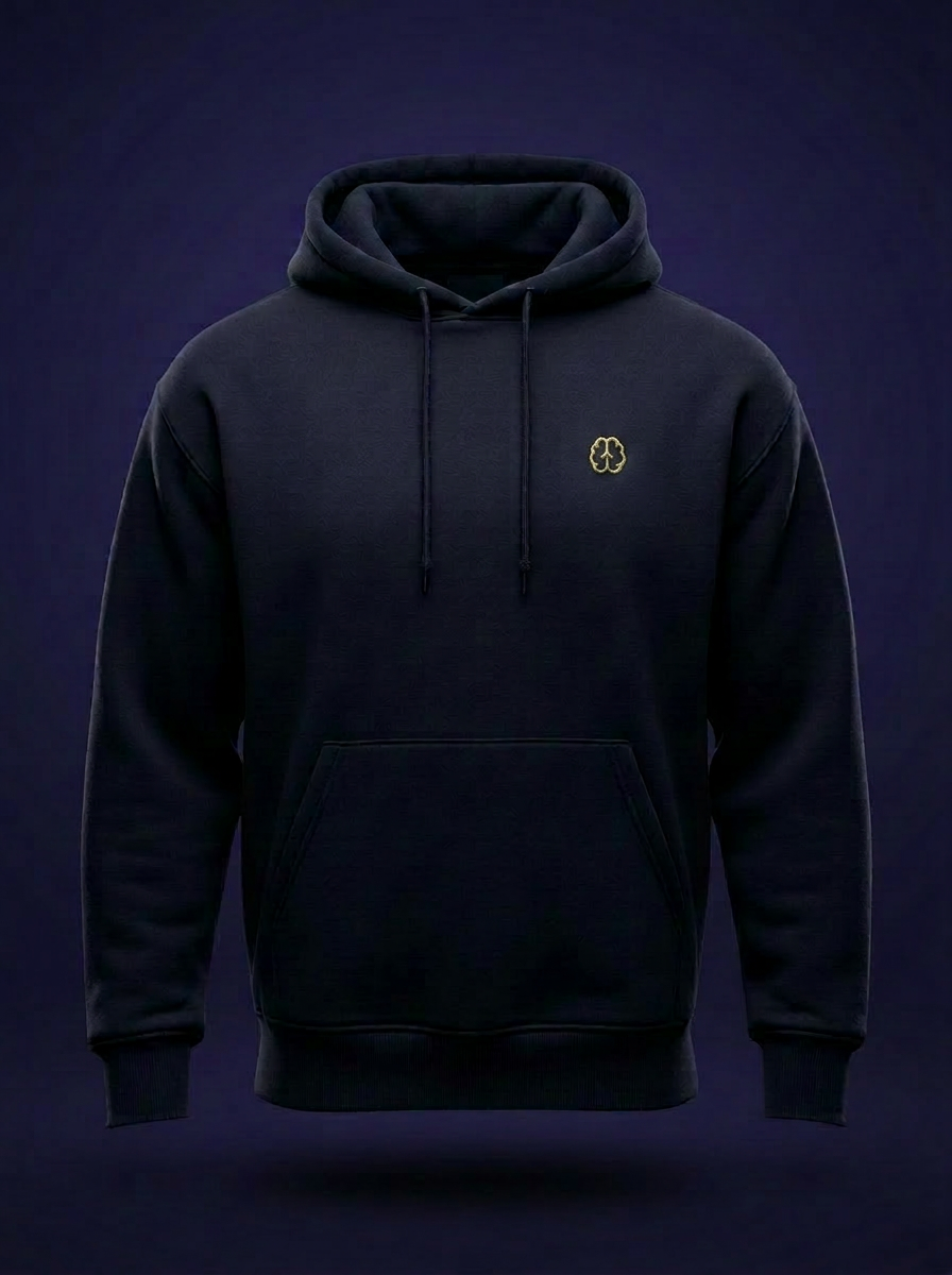 Doctrine Hoodie — Midnight Navy — front