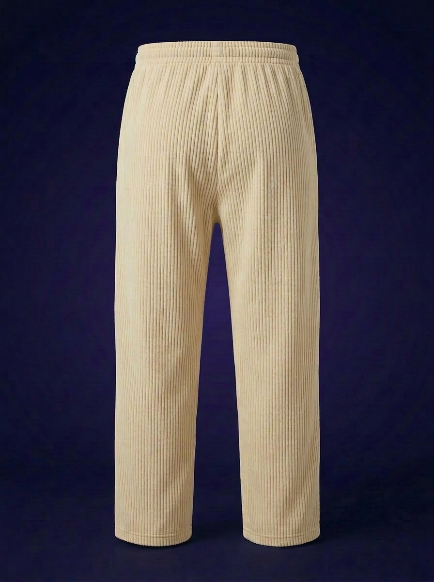 Wales Corduroy Pant — Light Beige — back