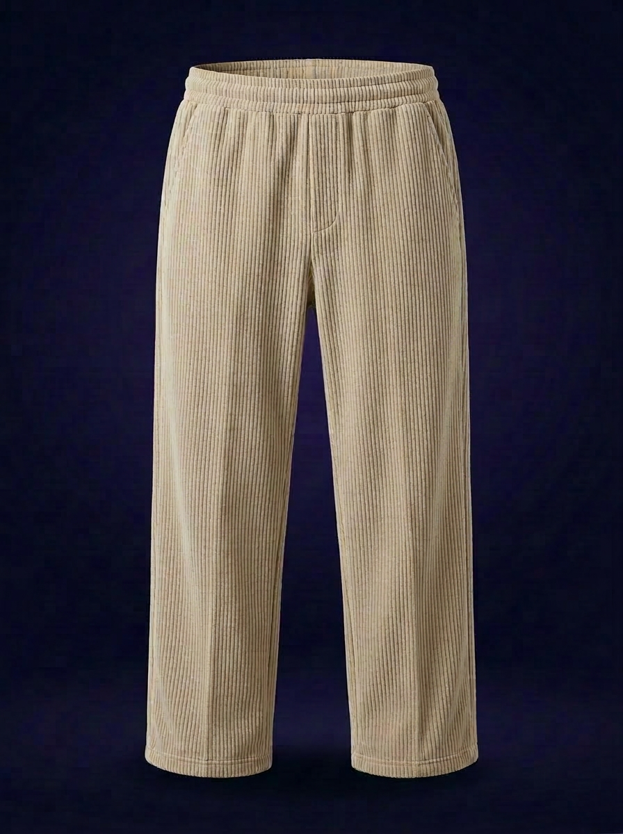 Wales Corduroy Pant — Light Beige — front