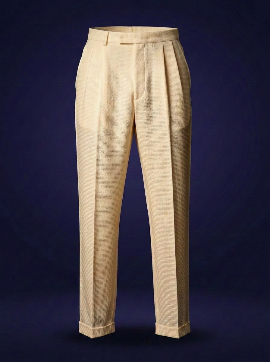 Composure Trouser — Cream — front