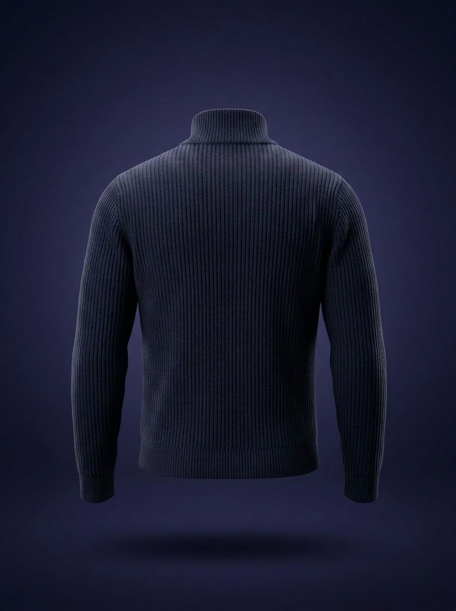 Doctrine Quarter-Zip — Midnight Navy — back